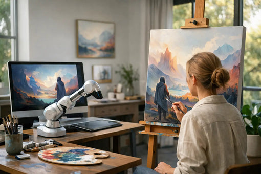 De toekomst van AI-ondersteunde schilderkunst
