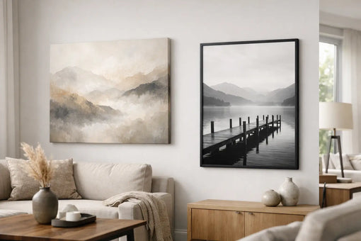 Canvas schilderij of poster: wat past beter?