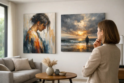 Emotionele schilderijen voor interieur kiezen