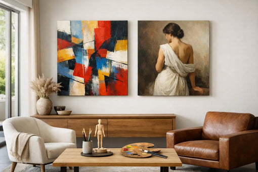Abstracte kunst versus figuratieve kunst