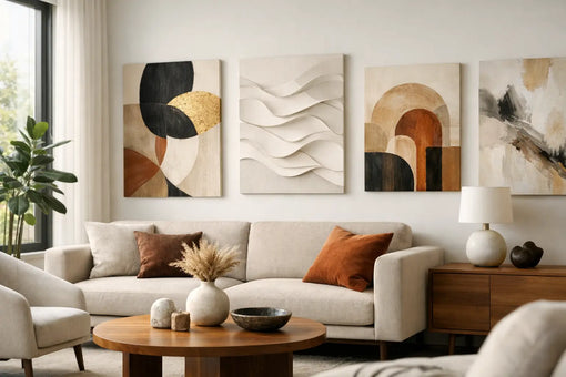 7 trends in abstracte wandkunst